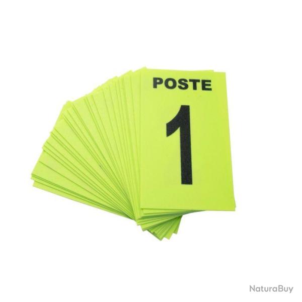 Jeu de 24 Cartes de Poste Jaune et 3 Neutres Jaune Januel