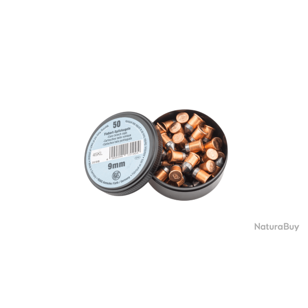 Cartouche petit calibre 9mm Flobert � balle conique RWS