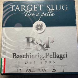 Cartouche &agrave; balle B&P Baschieri & Pellagri TARGET SLUG 12/65