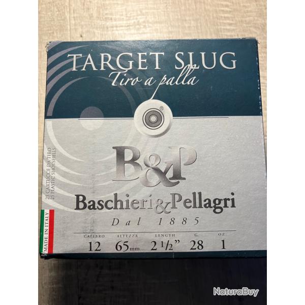 Cartouche � balle B&P Baschieri & Pellagri TARGET SLUG 12/65