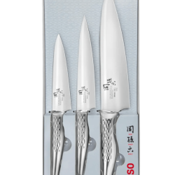 Set de couteaux KAI Seki Magoroku Shoso 51S-300 - 3 couteaux inox japonais