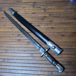 BA&Iuml;ONNETTE ANGLAISE LEE ENFIELD SANDERSON 1907 de 1917 WW1