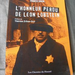 WW2/POST LIVRE SUR LA SECONDE GUERRE " L'HONNEUR PERDU DE LEON LOBSTEN " DE FRANCIS SIMON 128 PAGES