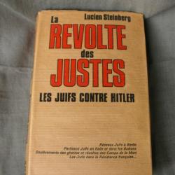 WW2/POST LIVRE SUR LA SECONDE GUERRE MONDIALE LA REVOLTE DES JUSTES LES JUIFS CONTRE HITLER 599 page