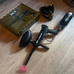 Pack Paintball BT Combat complet + masque DYE