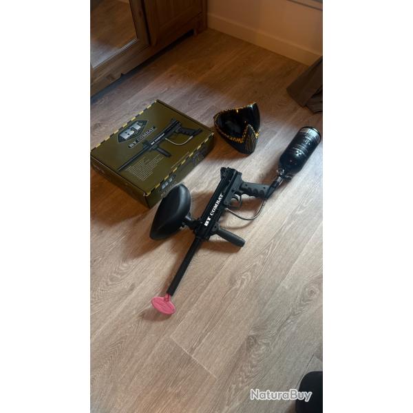 Pack Paintball BT Combat complet + masque DYE