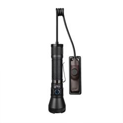 Lampe Led T40R 1800 Lumens Faisceau Long 550m +Collier +Switch Usage Tactique &Eacute;tanche Usb Trustfire