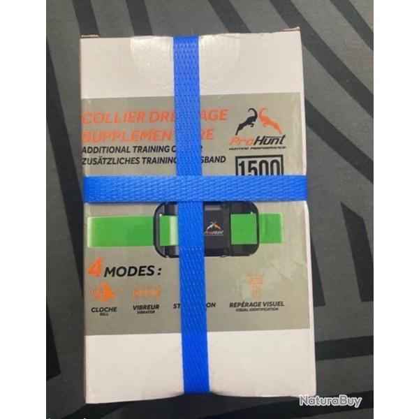 Vend collier de dressage suppl�mentaire prohunt 1500m