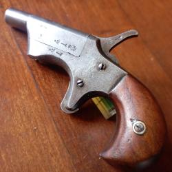 Rare pistolet de type type cycliste canon pivotant en 5,5 bosquette, 1904