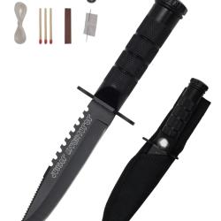 Couteau de Survie Junior Adventurer Small avec Boussole Int&eacute;gr&eacute;e