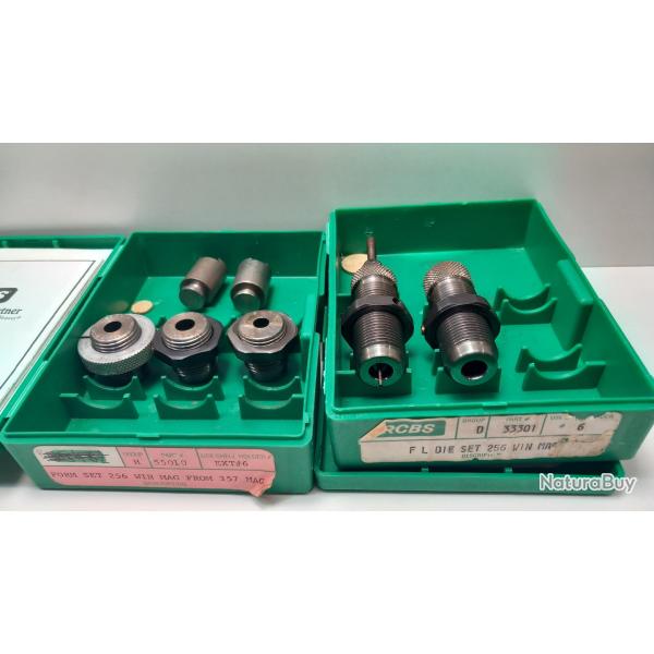 jeu d'outils rcbs 256 win mag+ form set