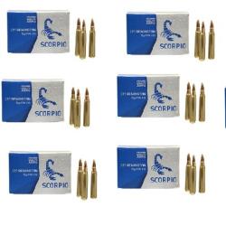 munitions STV SCORPIO Cal.357mag FMJ 158gr 10.2 PAR 500