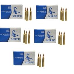 munitions STV SCORPIO Cal.357mag FMJ 158gr 10.2 PAR 250