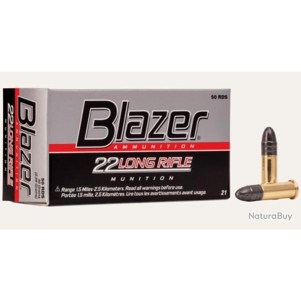 Munitions CCI cal.22lr blazer HV par 1000