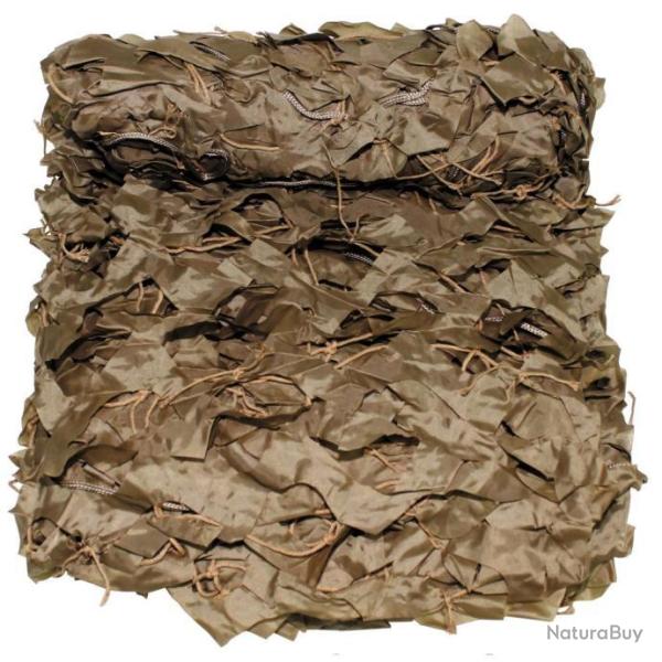 Op� Tactique !! Filet camouflage 2x3m Basic PVC MFH Coyote