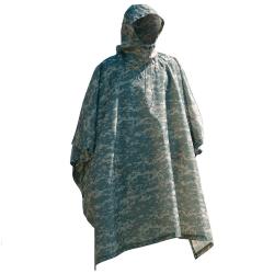 Op&eacute; Tactique !! Poncho pluie Ripstop Mil-tec Camouflage AT-Digital TU