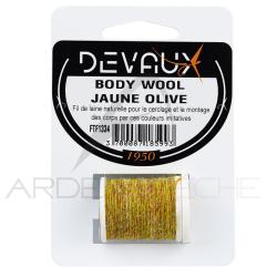 Body Wool DEVAUX jaune olive