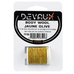 Body Wool DEVAUX jaune olive
