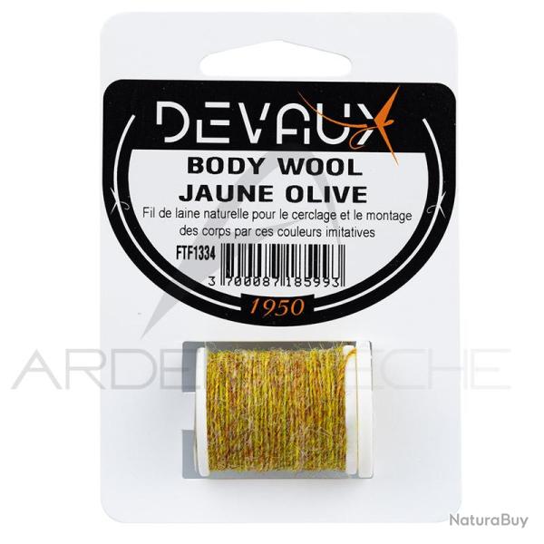 Body Wool DEVAUX jaune olive