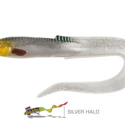 Leurre Souple Fox Rage Slick Eel 21cm 21cm A l'unit&eacute; Silver Halo