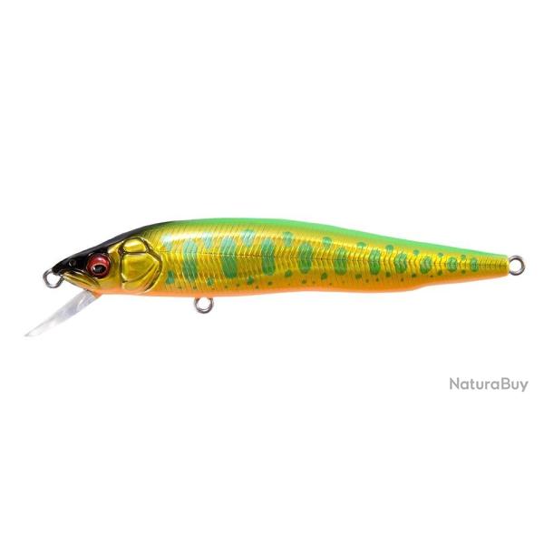 Poisson Nageur Megabass Great Hunting 95 Suspending 9,5cm 11g Lz Lime Back Gold Ob