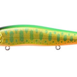 Poisson Nageur Megabass Great Hunting 110 Flottant 11cm 13,5g Lz Lime Back Gold Ob