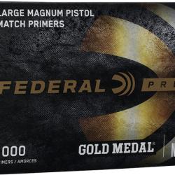 Amorces FEDERAL gold medal GM205M large rifle par 100