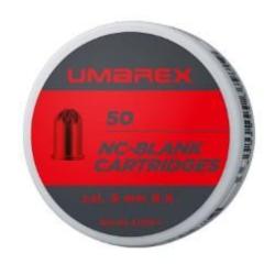 Cartouches UMAREX cal.9mm &agrave; blanc pour revolver par 150 (3 boites)