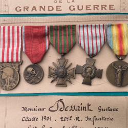 M&eacute;dailles d&eacute;corations