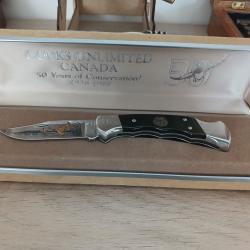 Magnifique coffret couteau pliant buck Canada