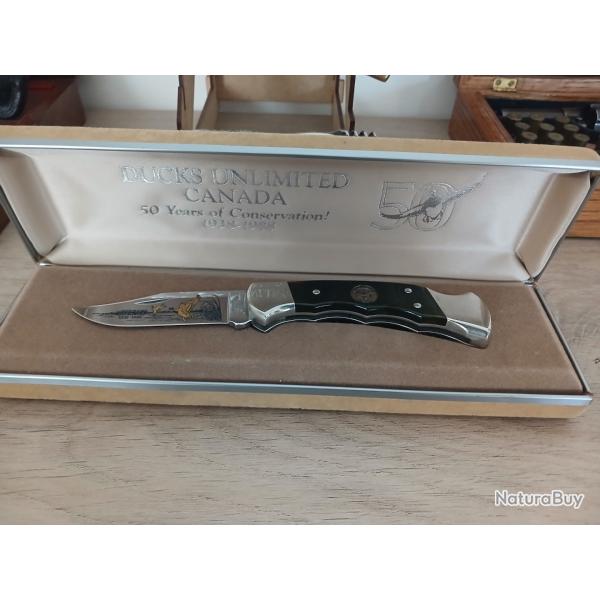 Magnifique coffret couteau pliant buck Canada