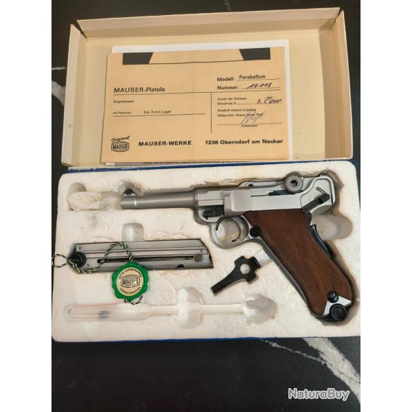 PISTOLET MAUSER PARABELLUM 29/70 CALIBRE 9X19 PARABELLUM