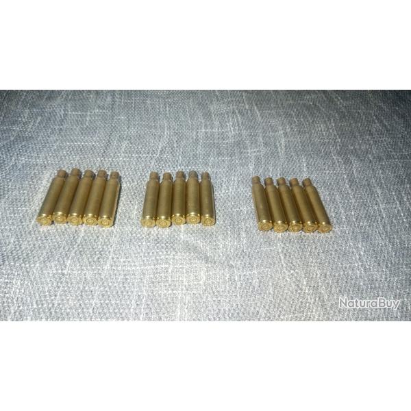 15 douilles 6.5x52 Carcano pour rechargement