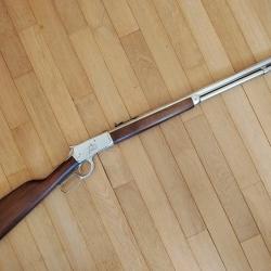 Carabine &agrave; levier 1892 INOX canon octogonal Rossi 44 Mag