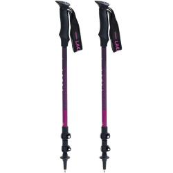 B&acirc;tons t&eacute;lescopiques Lacal Alu Stick 135 rose