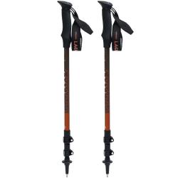 B&acirc;tons t&eacute;lescopiques Lacal Alu Stick 135 orange