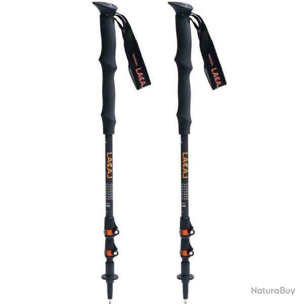 B�tons t�lescopiques Lacal Carbon Stick Light 135