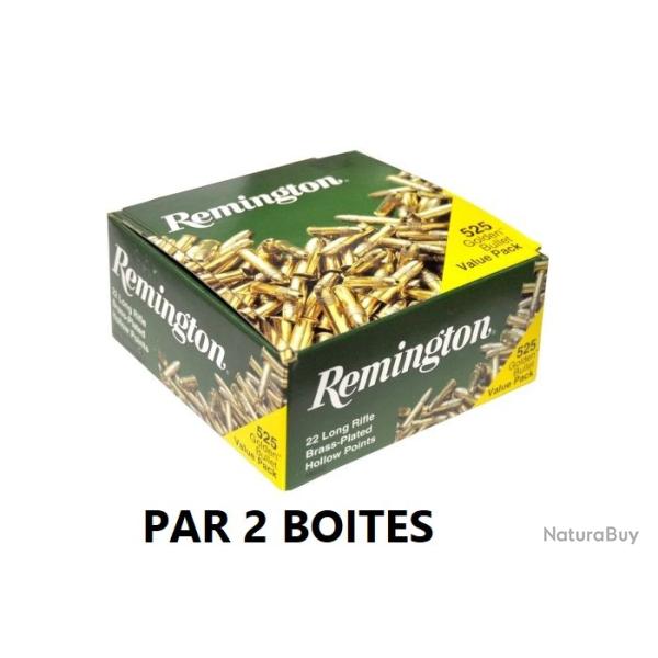 1050 Balles calibre 22LR Remington Golden Bullet Pointe creuse 36gr