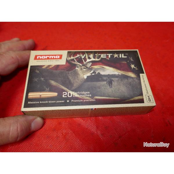 Boite de 20 cartouches NORMA WHITETAIL7mm-08 Rem 9.7G/150GR