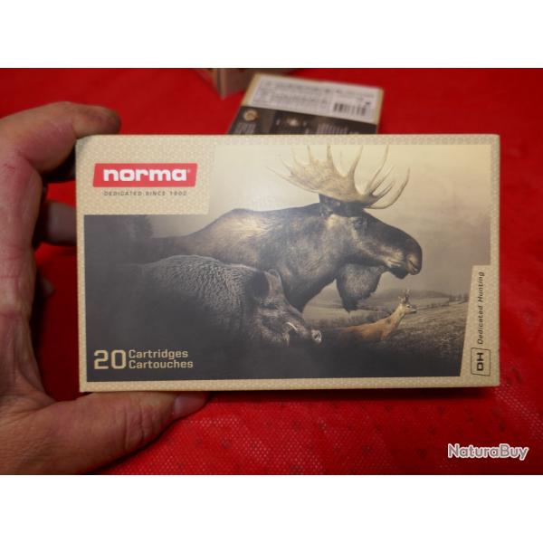 Boite de 20 cartouches NORMA PLASTIC POINT 30-06 Spring  11.7G/180GR