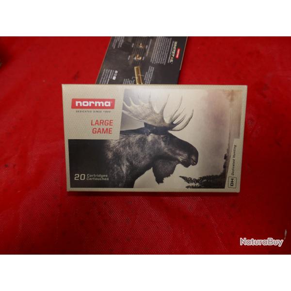 Boite de 20 cartouches NORMA ORYX 300 Win Mag  11.7G/180GR