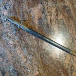 Superbe et rare Baionnette prussienne pour Mauser 71