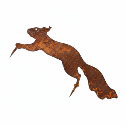 Silhouette de jardin &eacute;cureuil grimpant
