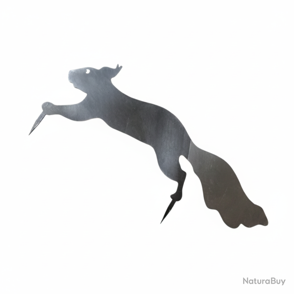 Silhouette de jardin �cureuil grimpant