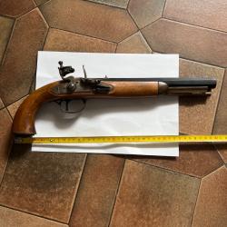 R&eacute;plique pistolet silex David J Manton