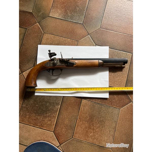 R�plique pistolet silex David J Manton
