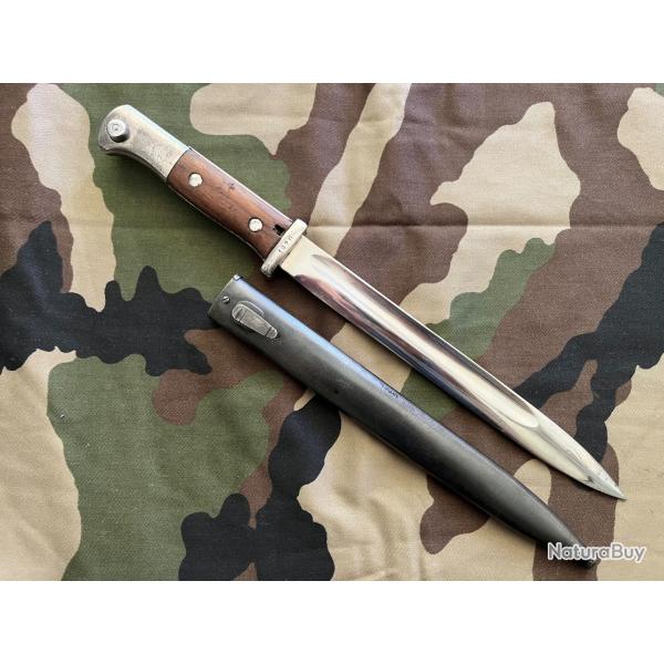 Ba�onnette allemande mauser gewehr 84/98 Weimar nickel�e