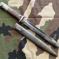 Ba&iuml;onnette allemande mauser gewehr 98k 84/98 double date