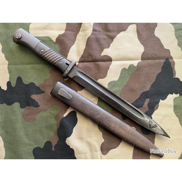 Ba�onnette allemande mauser gewehr 98k 84/98 Police Solingen