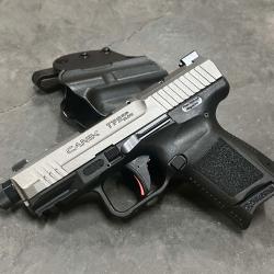 pistolet canik tp9 sub elite custom tungsten 9x19